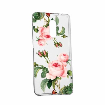Husa pentru Nokia 6 2018, Silicon, Slim, Trandafir, 172